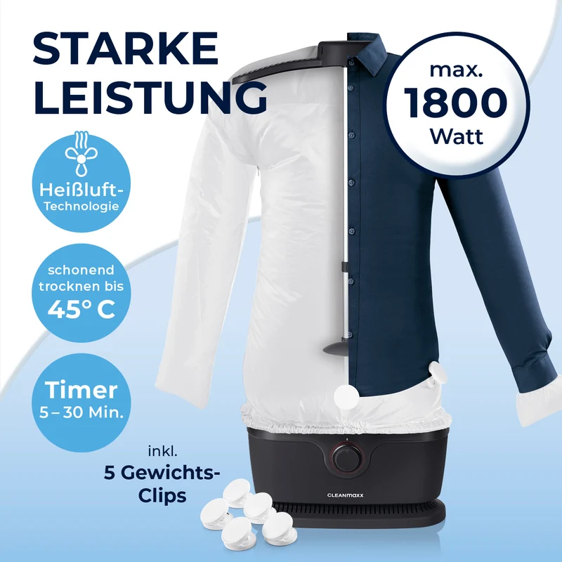 Hemdenbügler PRO - Schwarz