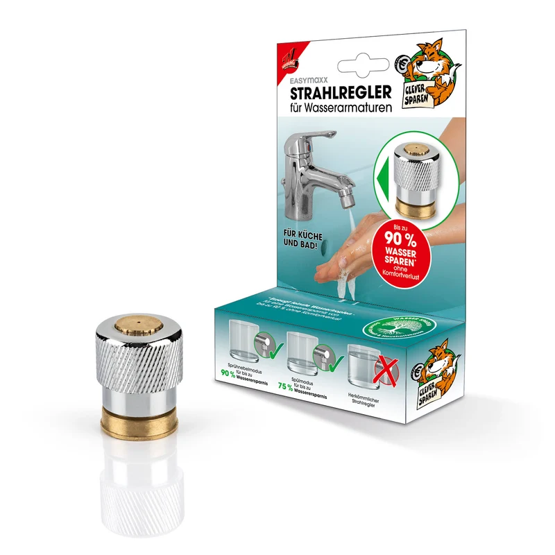 Strahlregler für Wasserarmaturen 3,5cm - Edelstahl