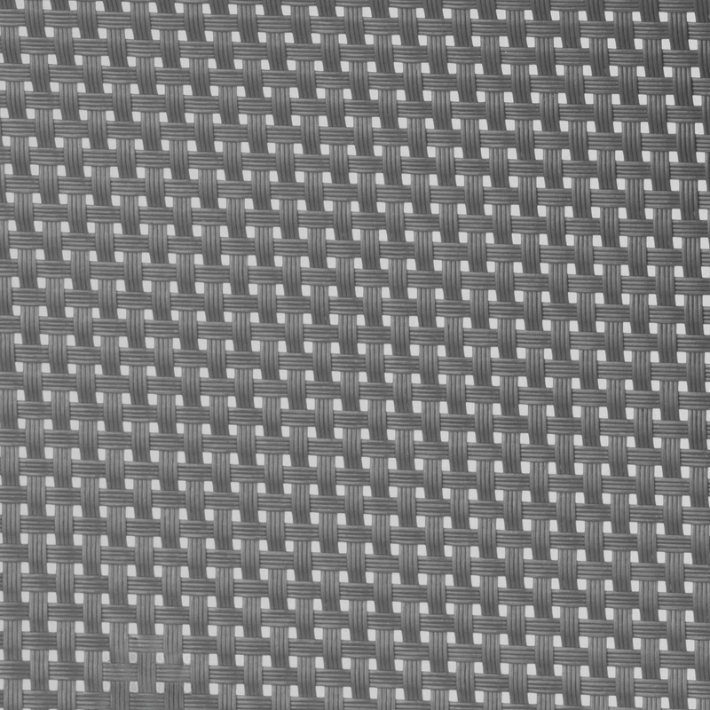 Polyrattan Sicht- und Windschutz in Anthrazit