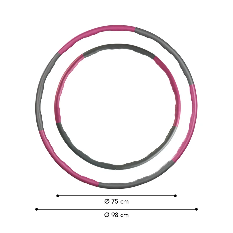 Hula Hoop Reifen verstellbar - 100 cm - lila