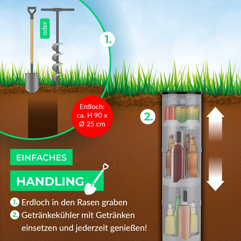Outdoor-Flaschenkühler