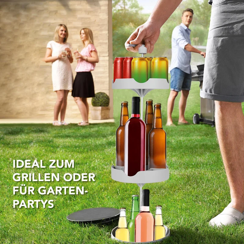 Flaschenkühler Outdoor für bis zu 13 Flaschen - grau