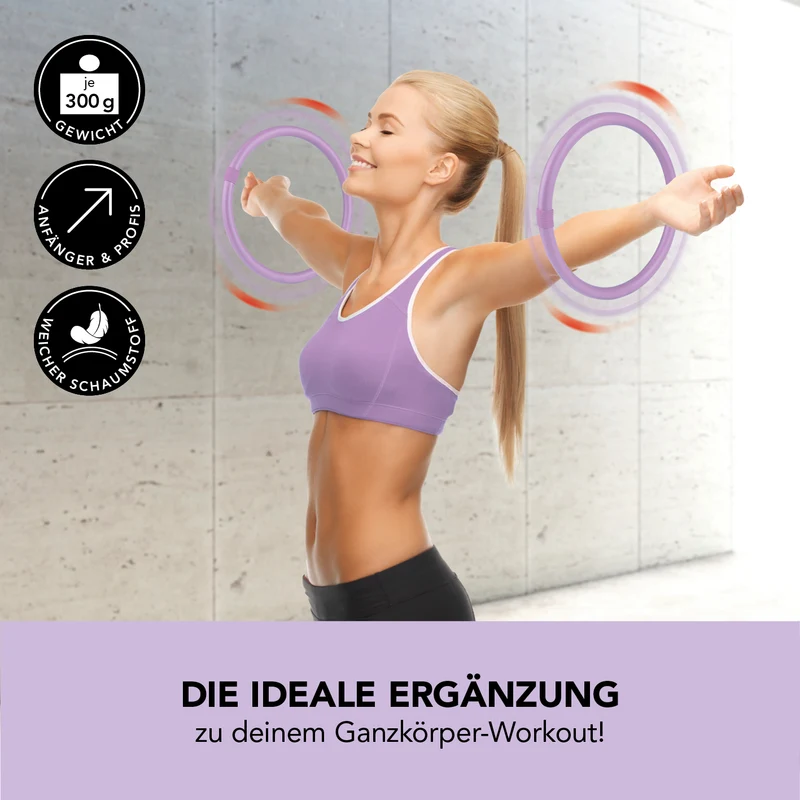 Hula Hoop Reifen für die Arme - 2er-Set