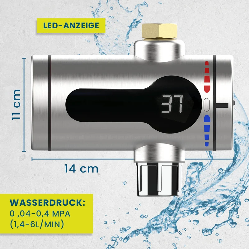 elektrischer Universal-Durchlauferhitzer für den Außenbereich