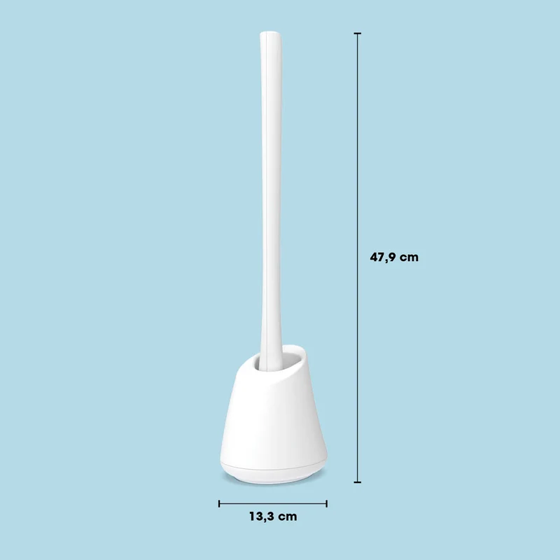 WC-Bürste - 2 in 1-Klick-System - weiß/schwarz