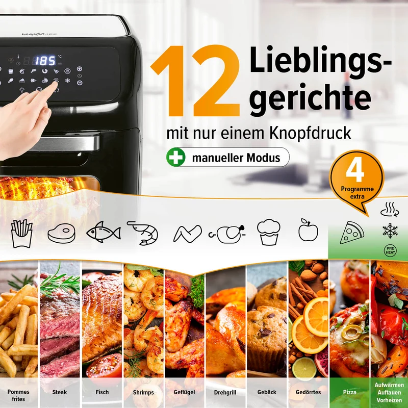 Digitale Heißluftfritteuse