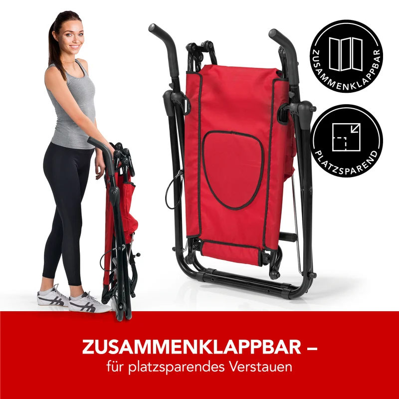Inversionstrainer Deluxe - Heimtrainer für Rücken, Bauch, Rumpf & Beine