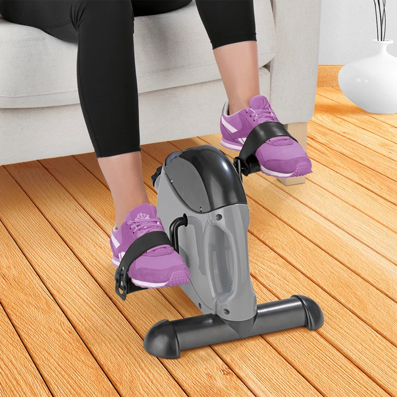 Mini-Trainer mit Metallschwungrad - grau/schwarz