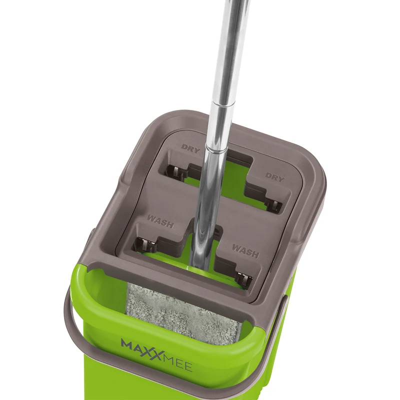 Komfort-Mopp Smart 7,5 l - Eimer mit 2-Kammer-System - limegreen