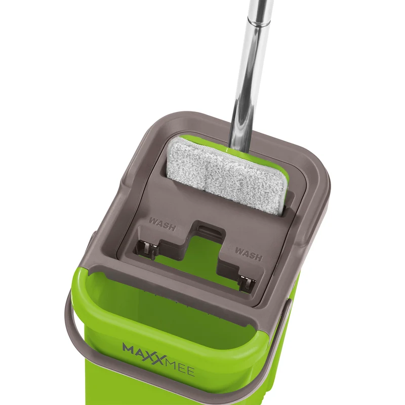 Komfort-Mopp Smart 7,5 l - Eimer mit 2-Kammer-System - limegreen