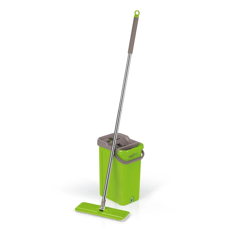 Komfort-Mopp Smart 7,5 l - Eimer mit 2-Kammer-System - limegreen