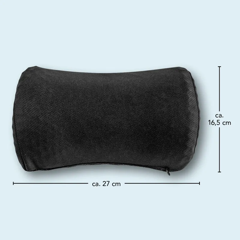 Entspannungskissen mit Wabenstruktur - 27 x 8,5 cm - schwarz