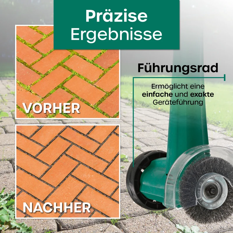 Fugenreiniger elektrisch 140 Watt - grün