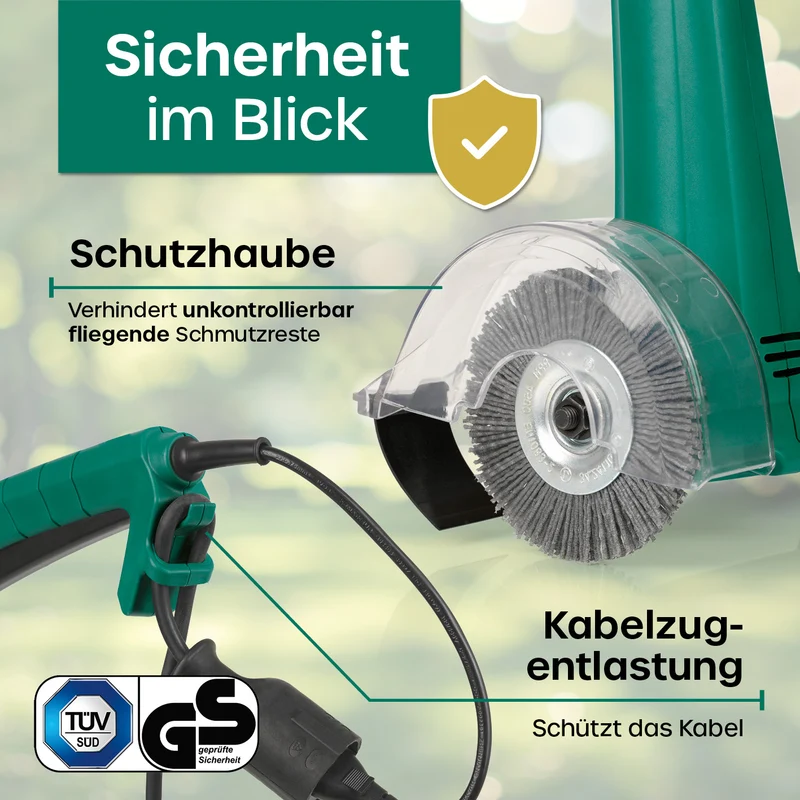Fugenreiniger elektrisch 140 Watt - grün