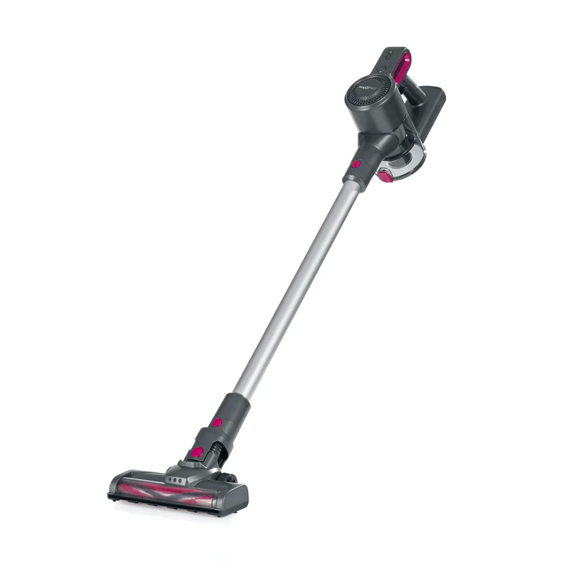 Akku-Zyklon-Staubsauger - Verlängerungsrohr auf bis ca. 80 cm - anthrazit/pink