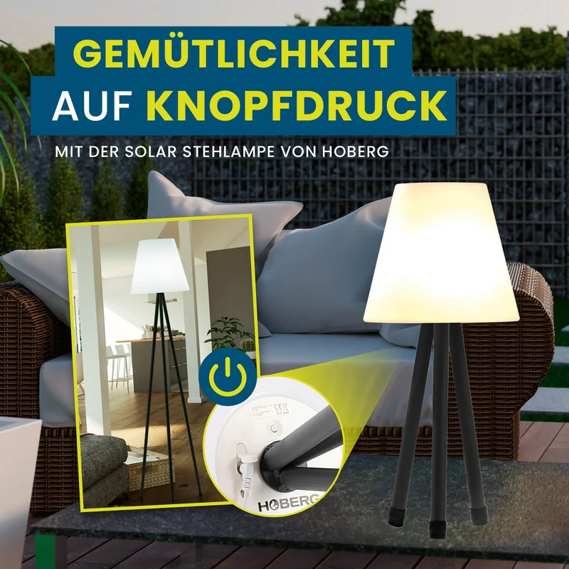 Solar-Stehlampe