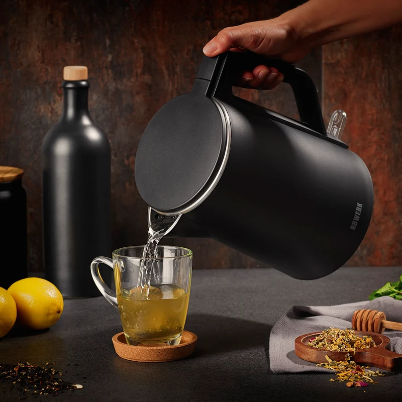 Wasserkocher in der Midnight Edition - Fassungsvermögen 1,5 Liter