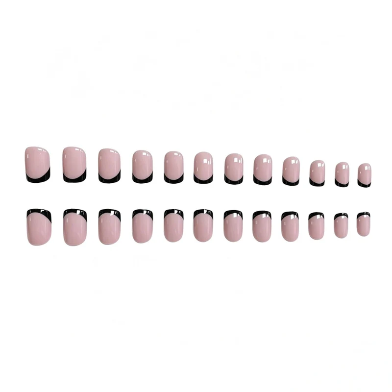 Stilvolle French Tip Gel-Nagelverstärkungen Karnz