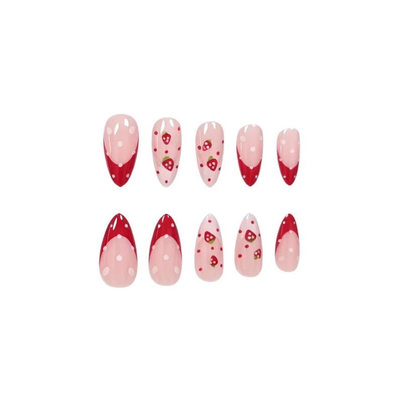 Stylische mandelförmige Nagelvergrößerungen Karnz