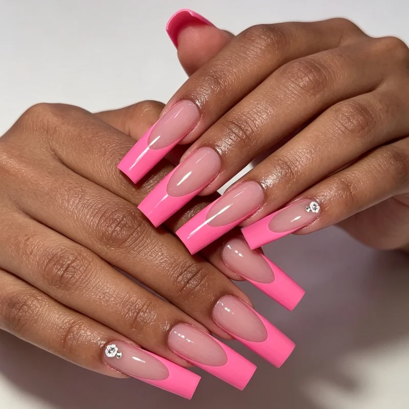 Stylische Acryl-Nagelverstärkungen Karnz