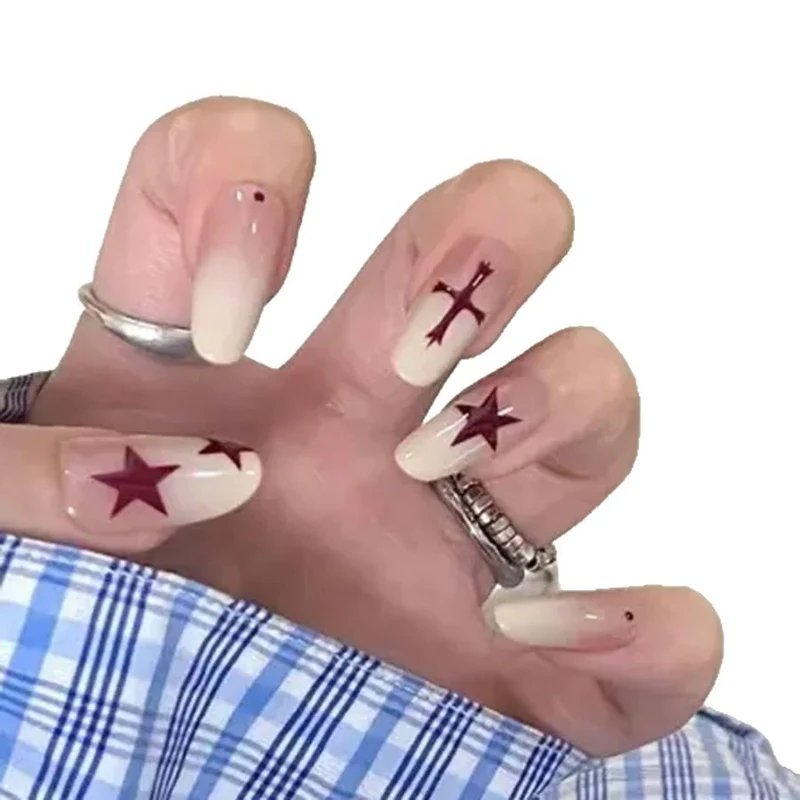 Sternen-Themen Nagelkunst Stil Karnz