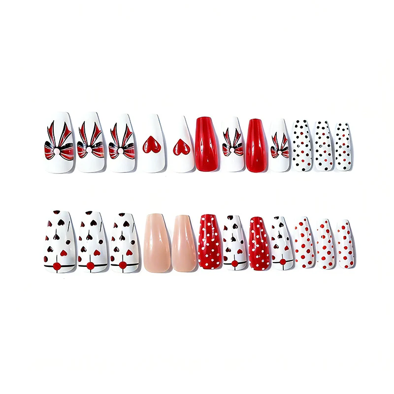 Romantische Liebesthema Nagelkunst Karnz