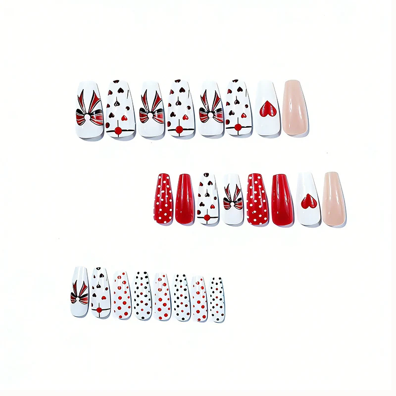 Romantische Liebesthema Nagelkunst Karnz