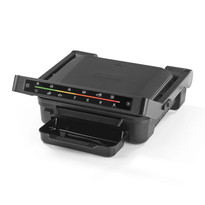 Digital-Kontakt-Grill Midnight Edition - 2000W - Touch-Display mit 6 Grill-Programmen