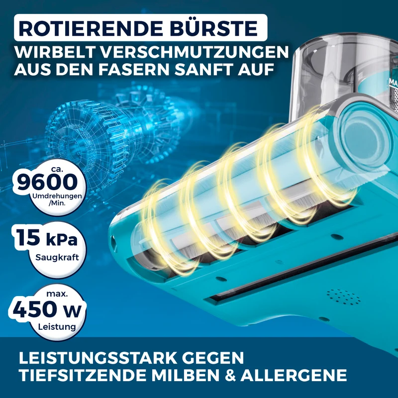 Milbensauger Rotation Power
