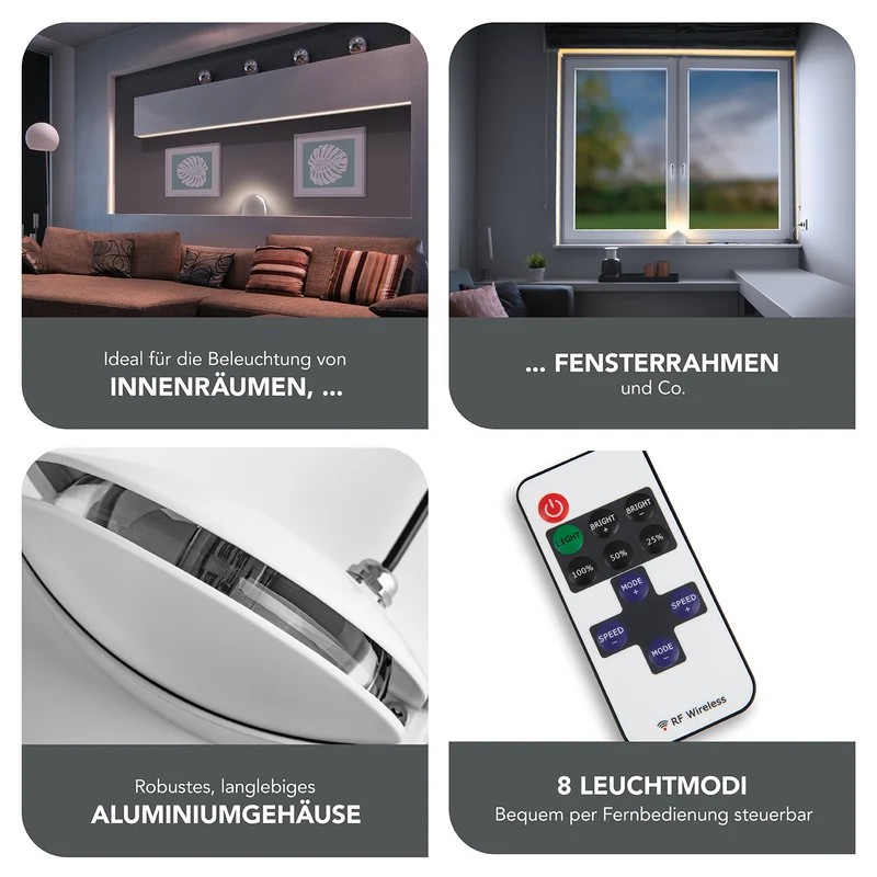 LED-Rahmen-Projektor - weiß