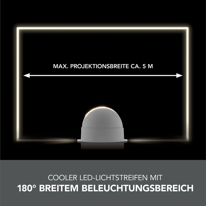 LED-Rahmen-Projektor - weiß