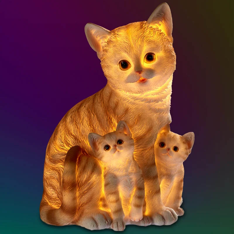 LED-Katzenfamilie