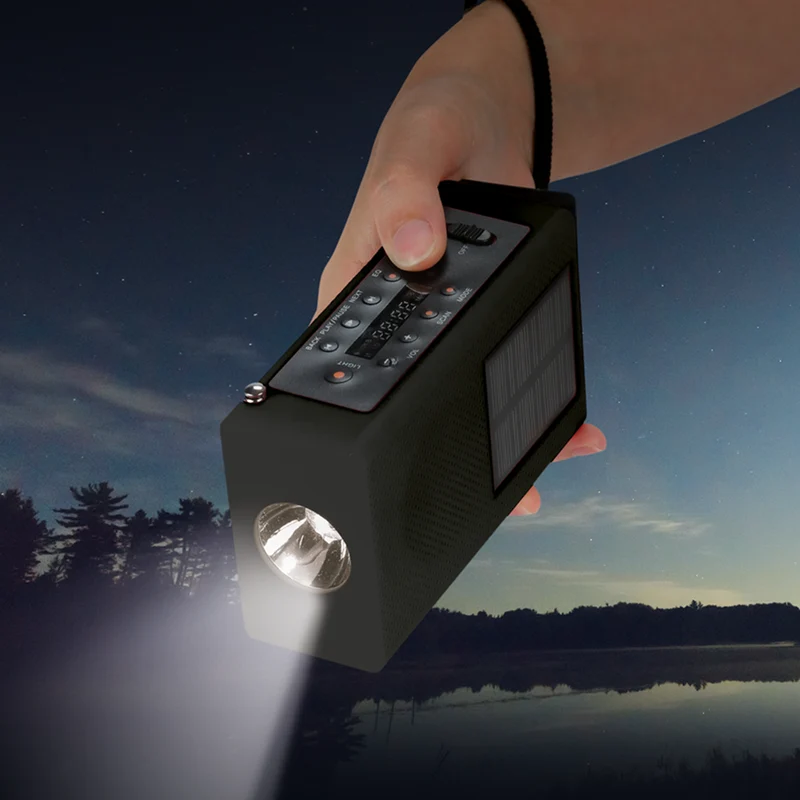 Solar-Radio mit Kurbel