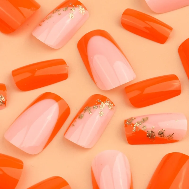 Neon Quadratische Acrylnagelverlängerungen Karnz