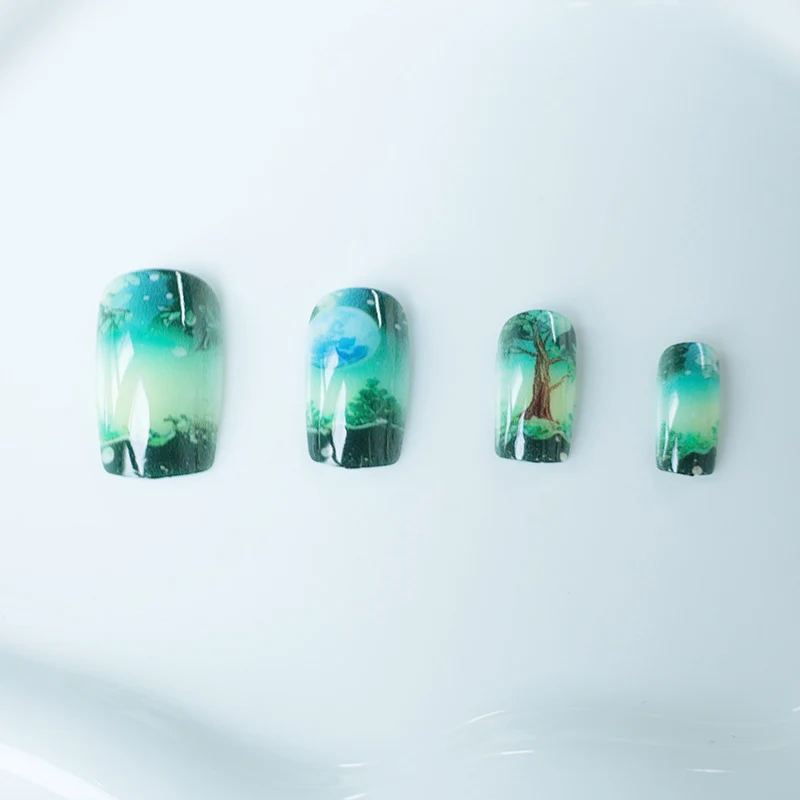 Natur-inspirierten Nagelkunst Karnz