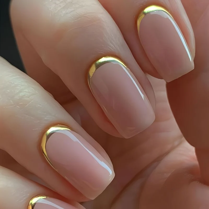 Moderne Dip-Pulver Nagelkunst Karnz