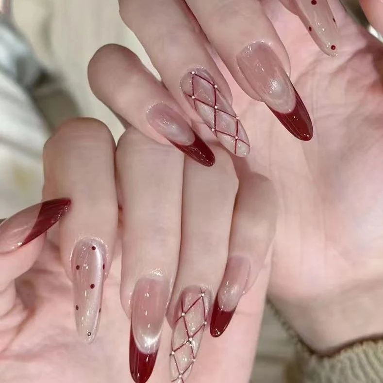 Luxus dekorative Nagelkunst Karnz