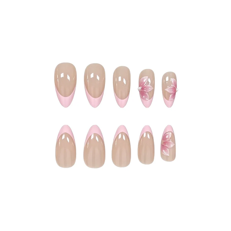 Luxuriöse florale Nagelkunstverbesserungen Karnz