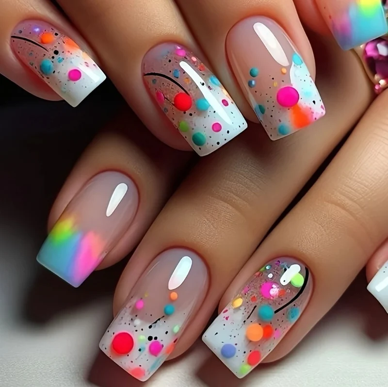 Iridescent Acryl-Nagelverstärkungen Karnz