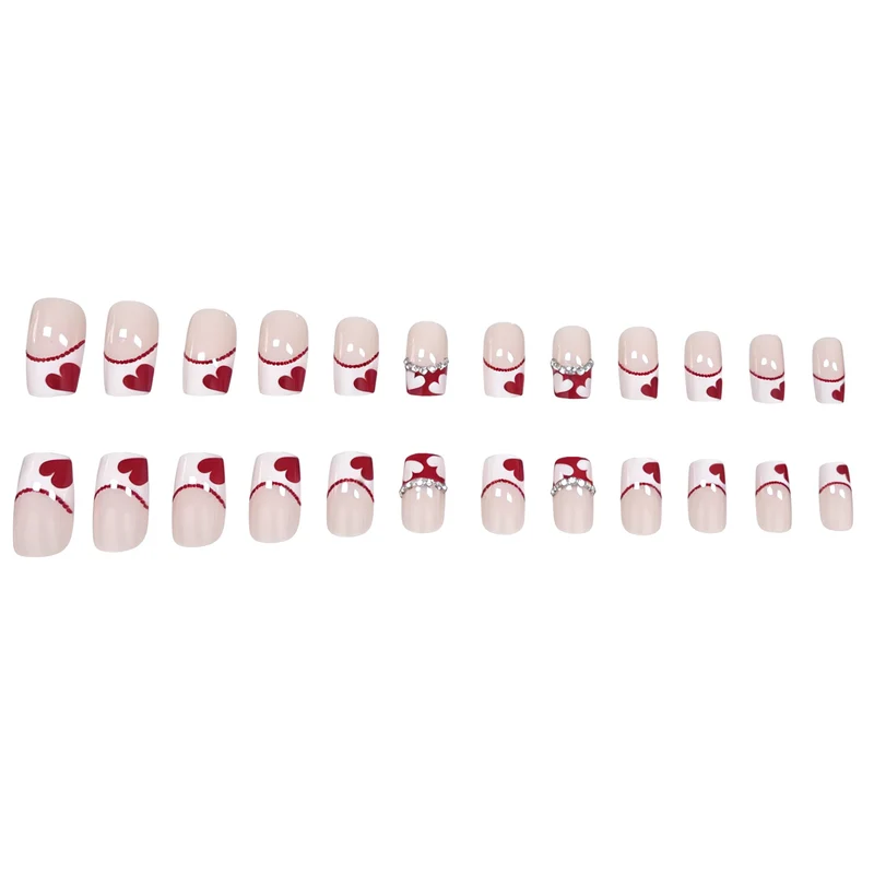 Herz-Themen Nagelkunst Set Karnz