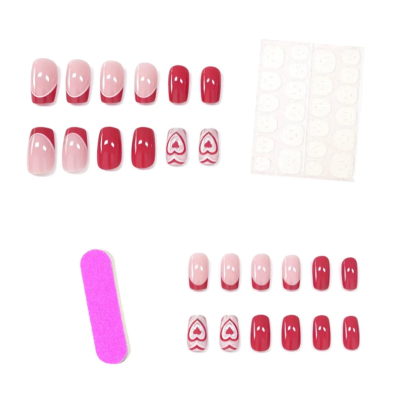 Herz-inspiriertes Nagelkunst-Kit Karnz