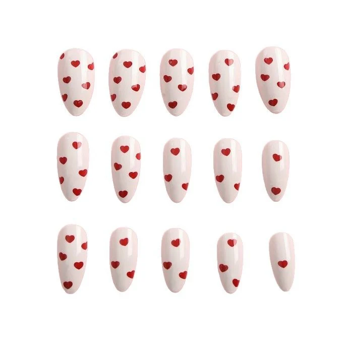 Herz-verziertes Nageldesign-Set Karnz