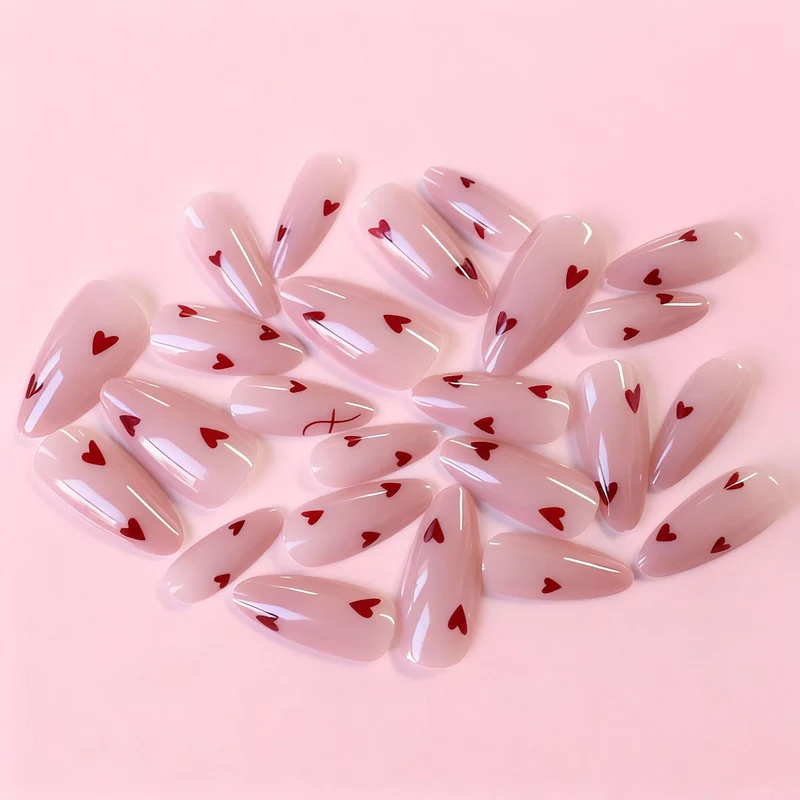 Heart-Attended Gel-Nagelverstärkungen Karnz
