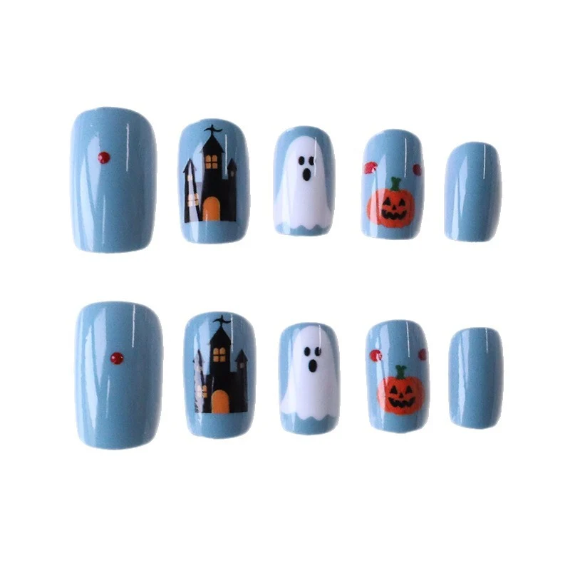 Halloween-Themen Press-On Nagelkunst Set Karnz