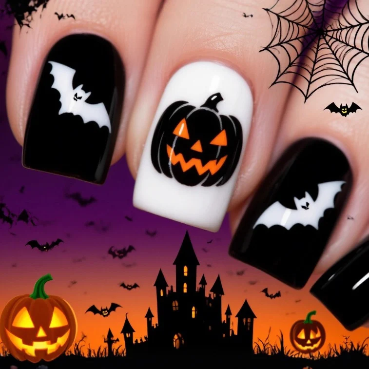 Halloween-Themen Nagelkunst Set Karnz