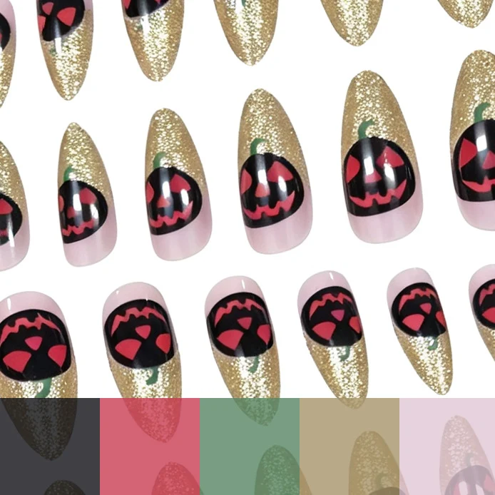 Halloween-Themen Nagelkunstset Karnz