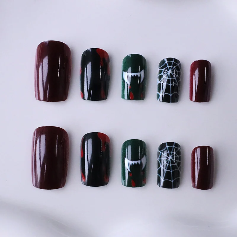 Halloween-Themen Nagelkunst Karnz