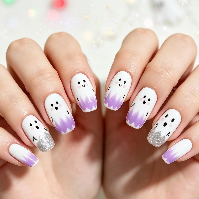 Halloween-Themen-Nail-Art Karnz
