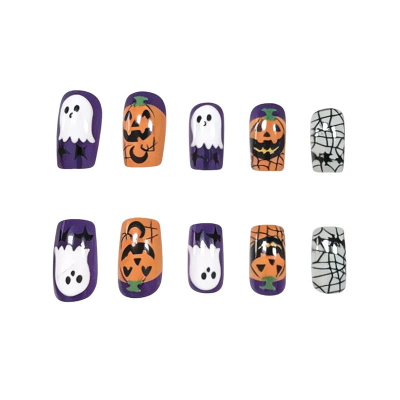 Halloween-Themen-Nail-Art Karnz