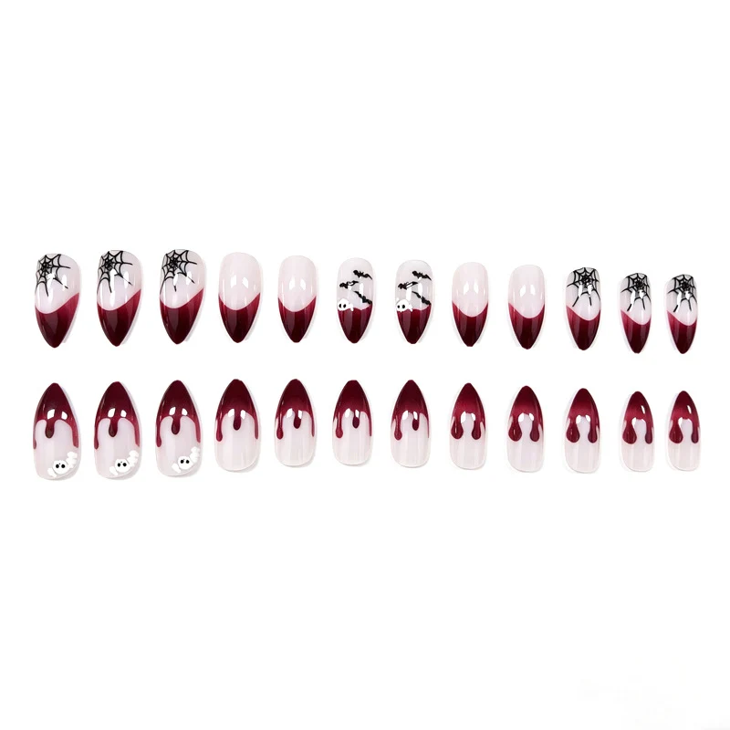 Halloween-Themen Lange Sarg Nagelkunst Karnz